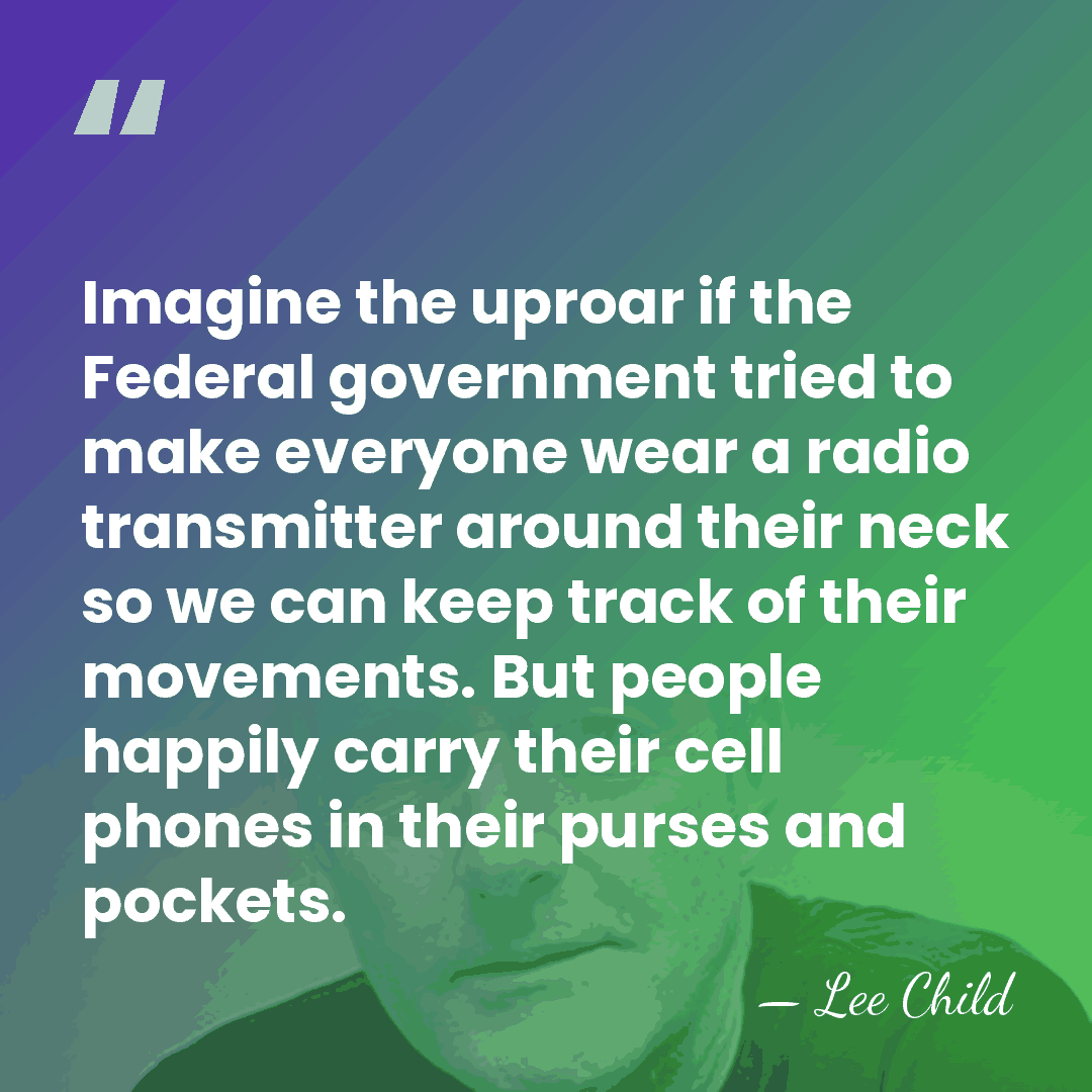 Imagine the uproar if the Federal government tried to make everyone wear&hellip; - Lee Child
