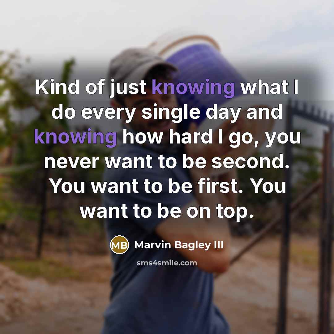 “Kind of just knowing what I do every single day…” quote by Marvin Bagley III