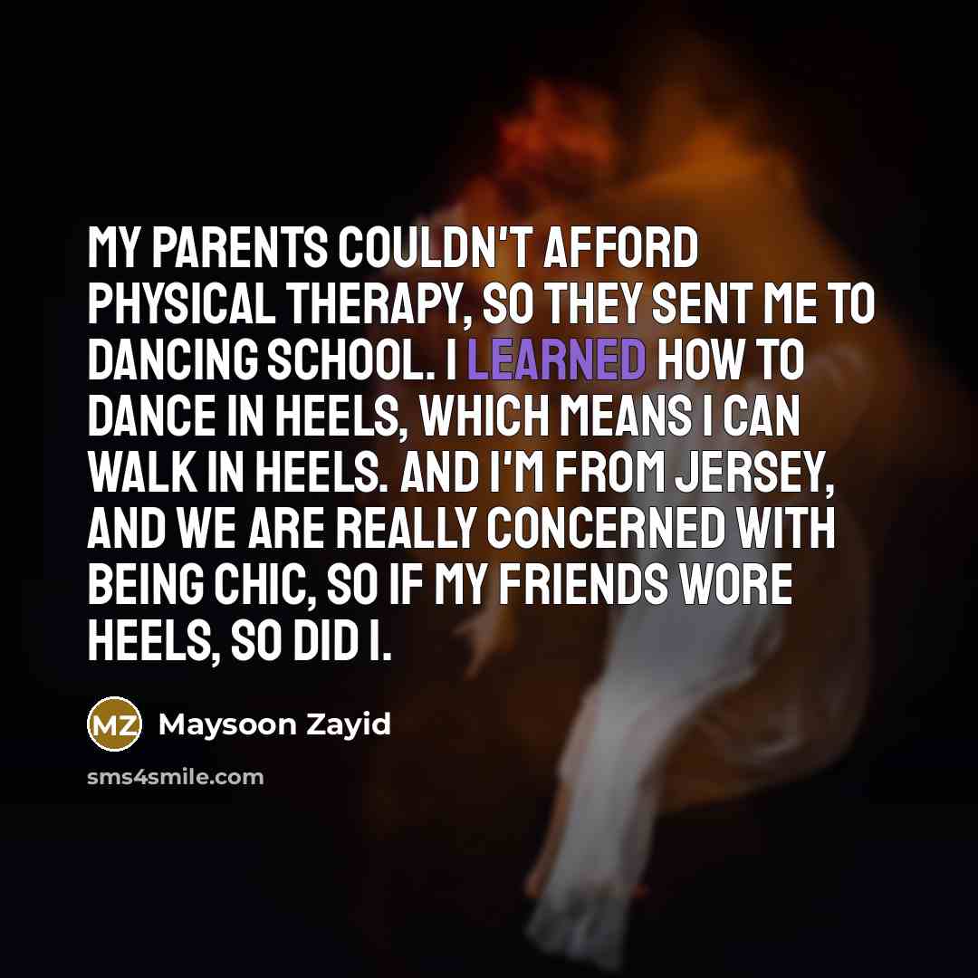 “My parents couldn't afford physical therapy, so they sent me…” quote by Maysoon Zayid