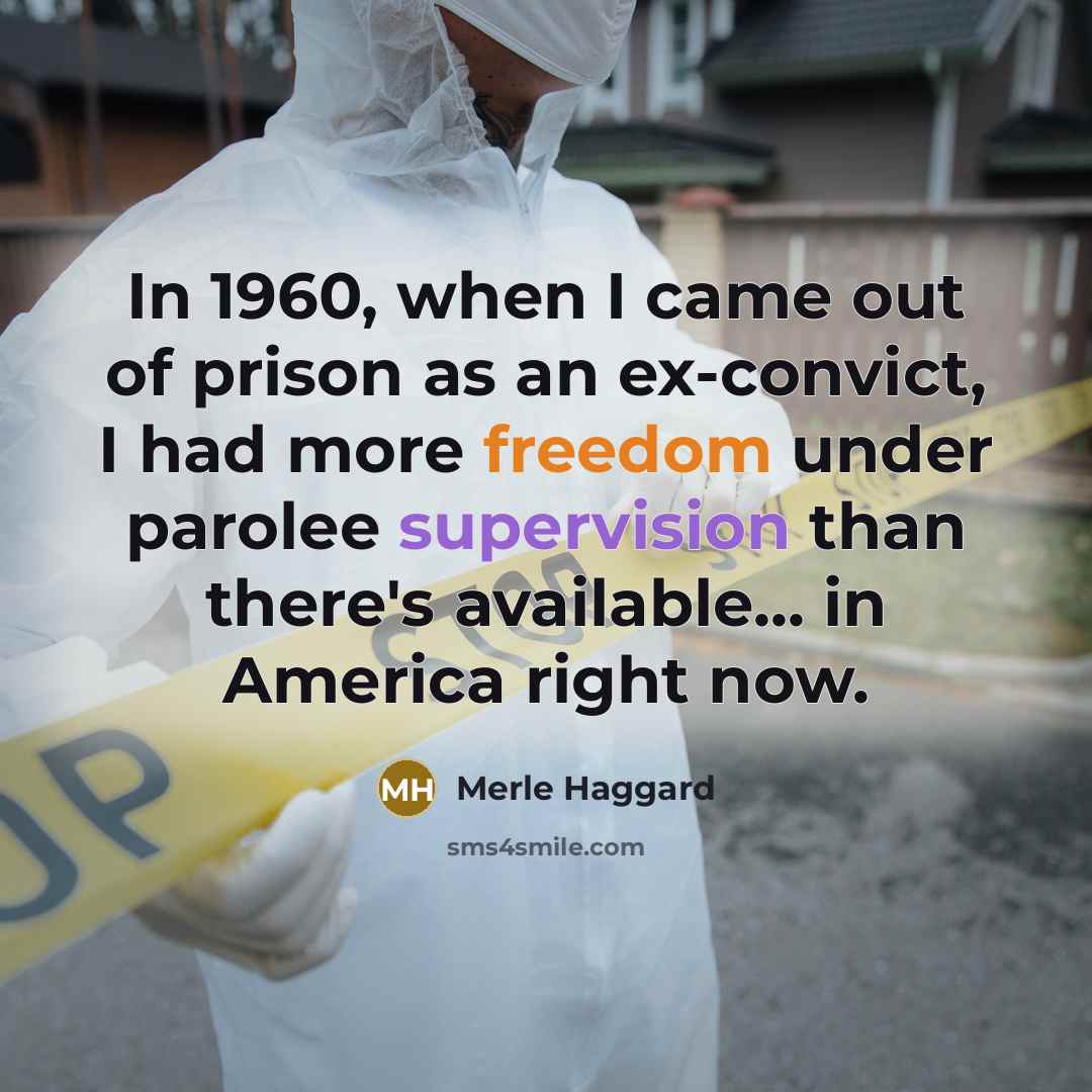“In 1960, when I came out of prison as an…” quote by Merle Haggard