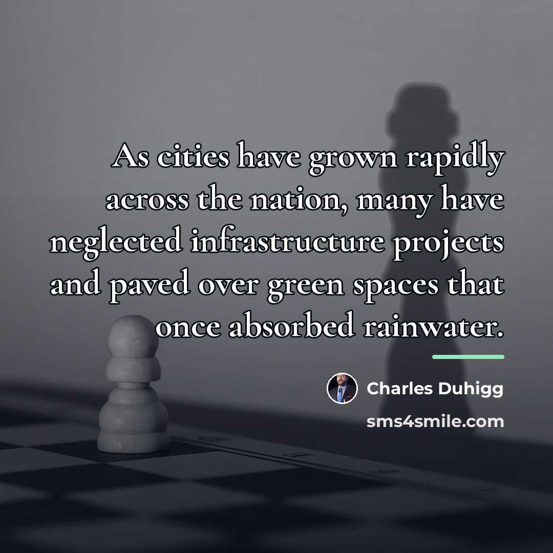 “As cities have grown rapidly across the nation, many have…” quote by Charles Duhigg