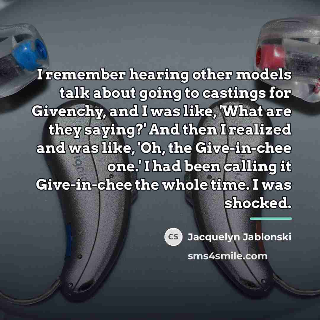 “I remember hearing other models talk about going to castings…” quote by Jacquelyn Jablonski