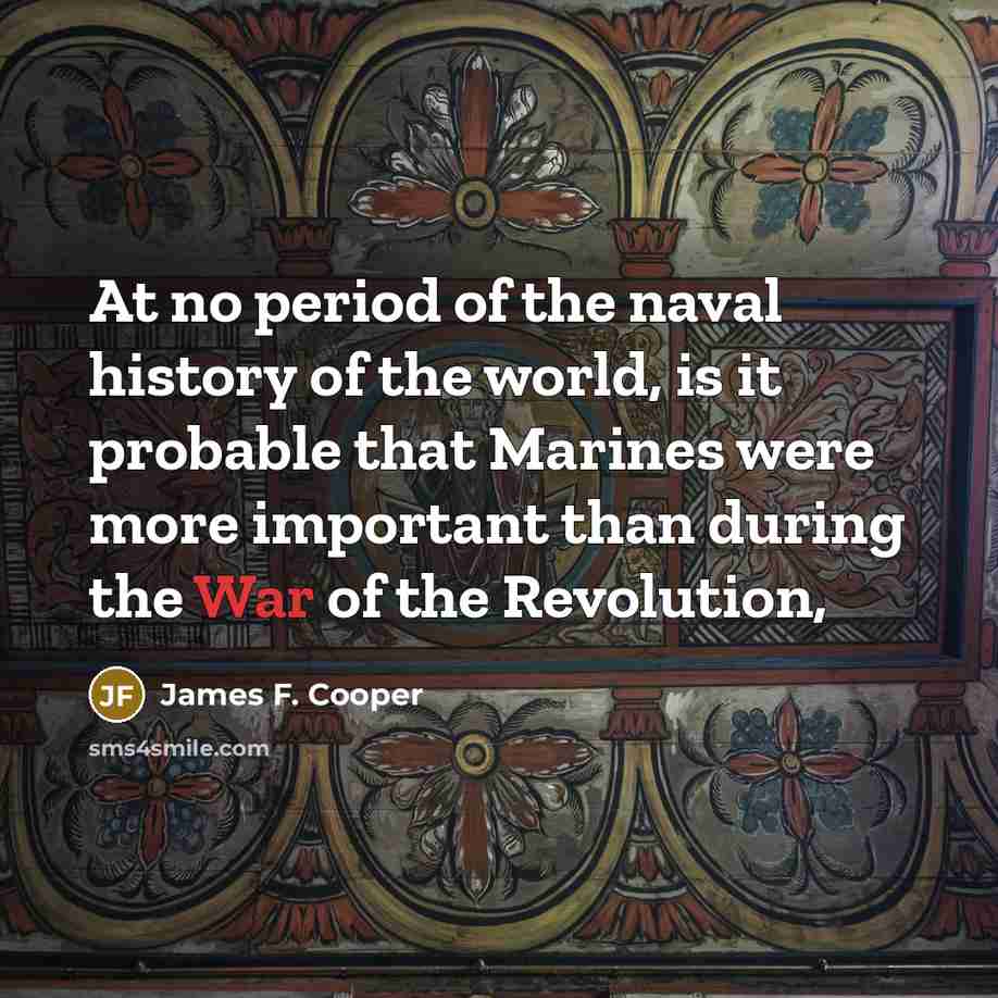 “At no period of the naval history of the world,…” quote by James F. Cooper