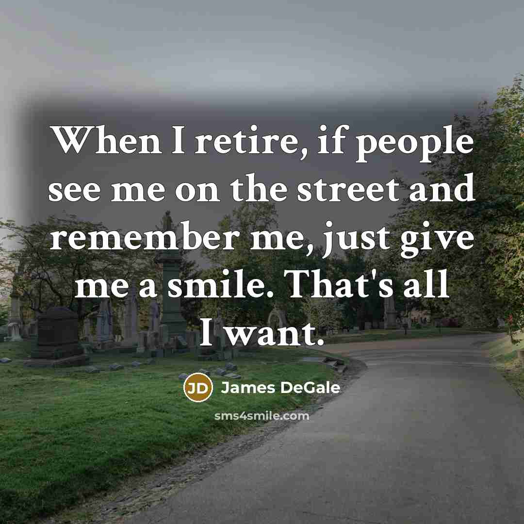 “When I retire, if people see me on the street…” quote by James DeGale