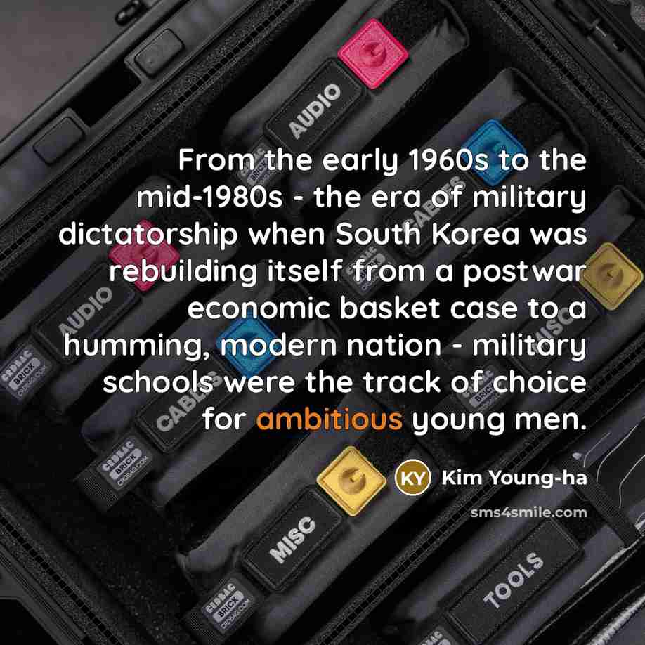 “From the early 1960s to the mid-1980s - the era…” quote by Kim Young-ha