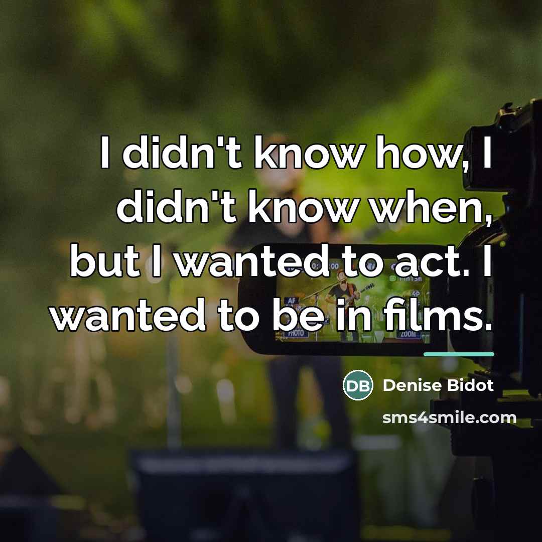 “I didn't know how, I didn't know when, but I…” quote by Denise Bidot