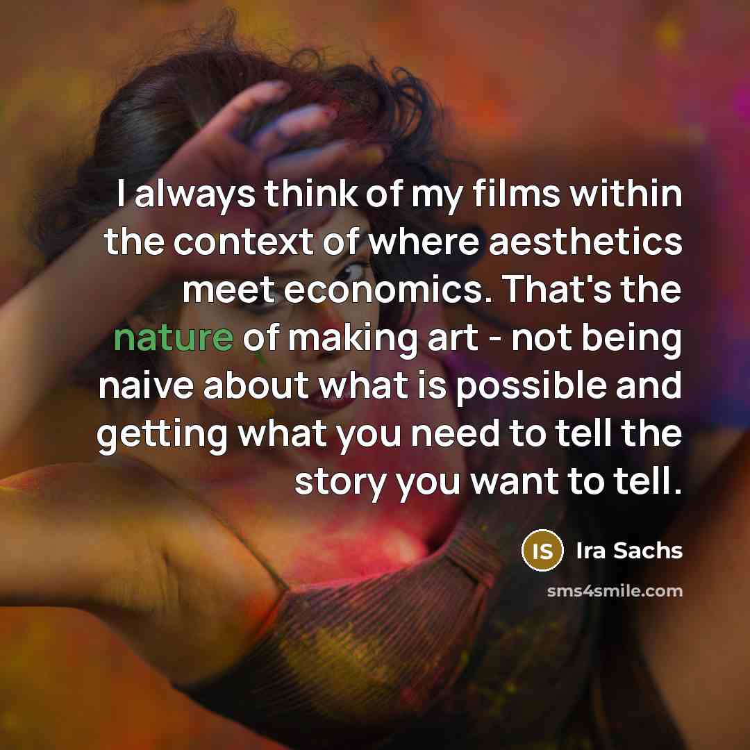 “I always think of my films within the context of…” quote by Ira Sachs