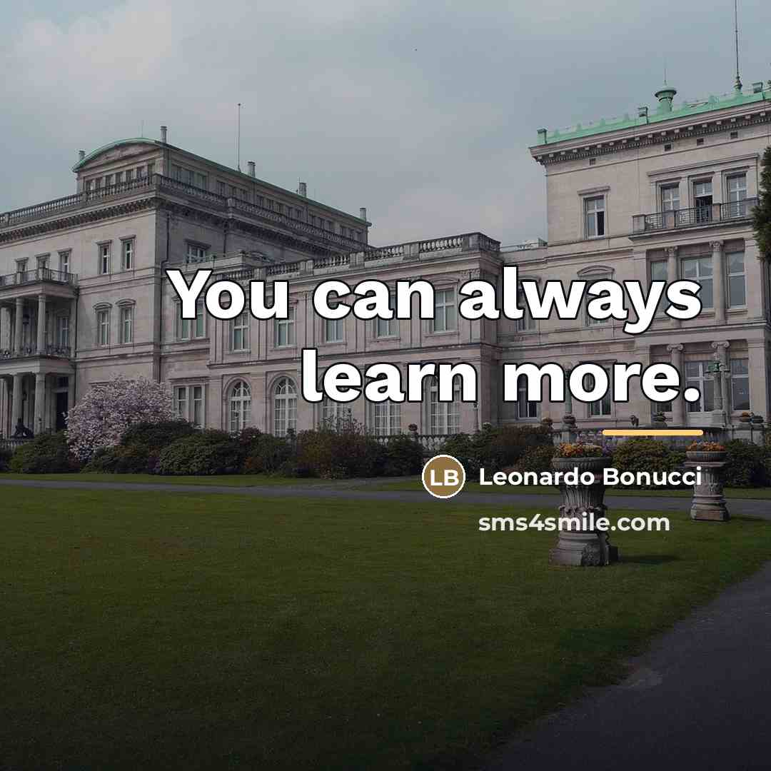 “You can always learn more.…” quote by Leonardo Bonucci