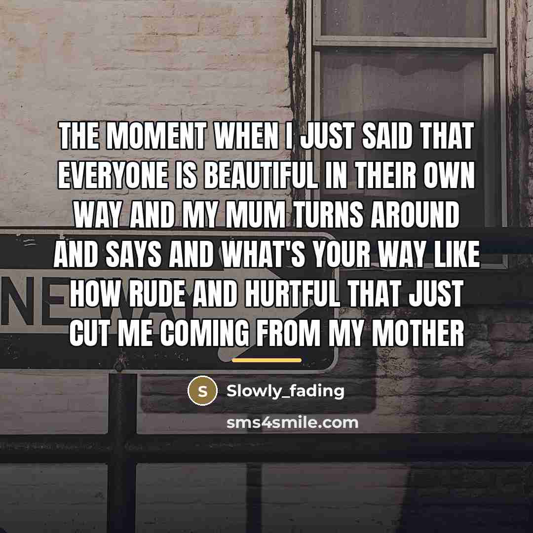 “The moment when I just said that everyone is beautiful…” quote by Slowly_fading