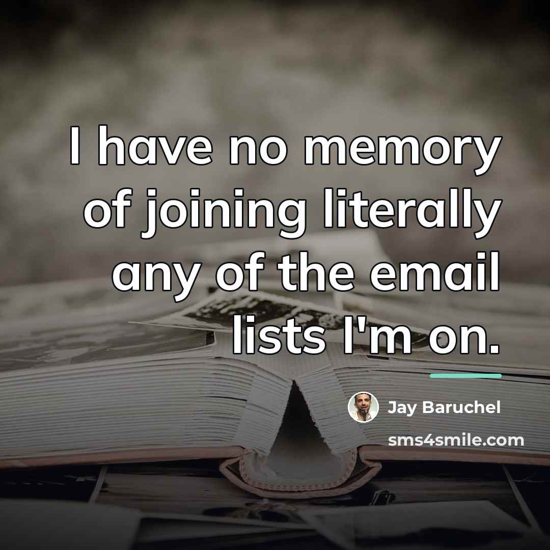 “I have no memory of joining literally any of the…” quote by Jay Baruchel