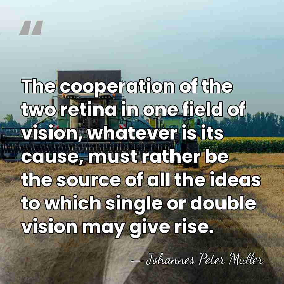 The cooperation of the two retina in one field of vision, whatever&hellip; - Johannes Peter Muller