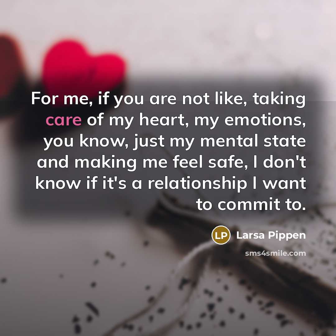“For me, if you are not like, taking care of…” quote by Larsa Pippen