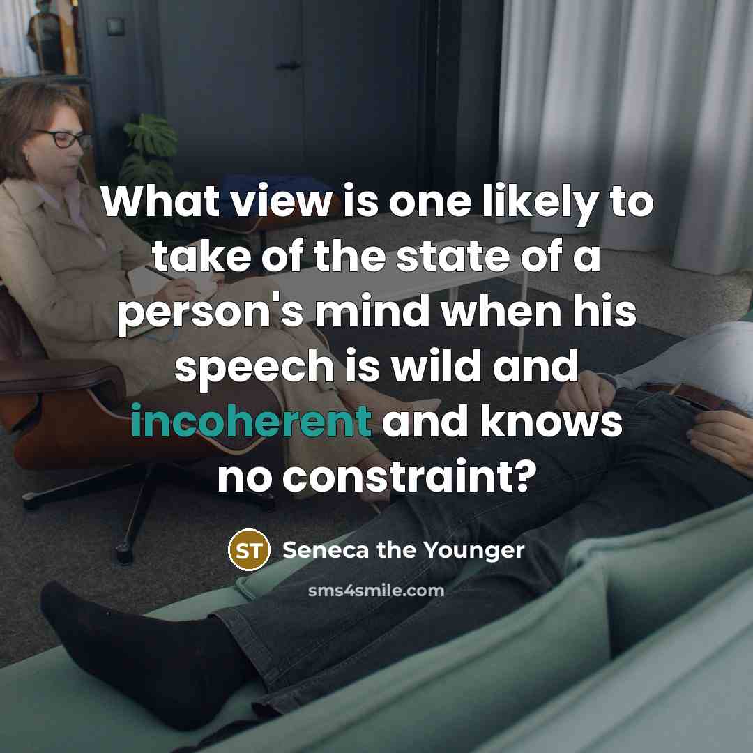 “What view is one likely to take of the state…” quote by Seneca the Younger