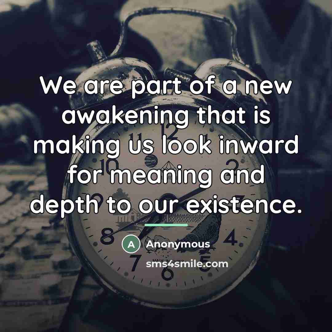 “We are part of a new awakening that is making…” quote by Anonymous