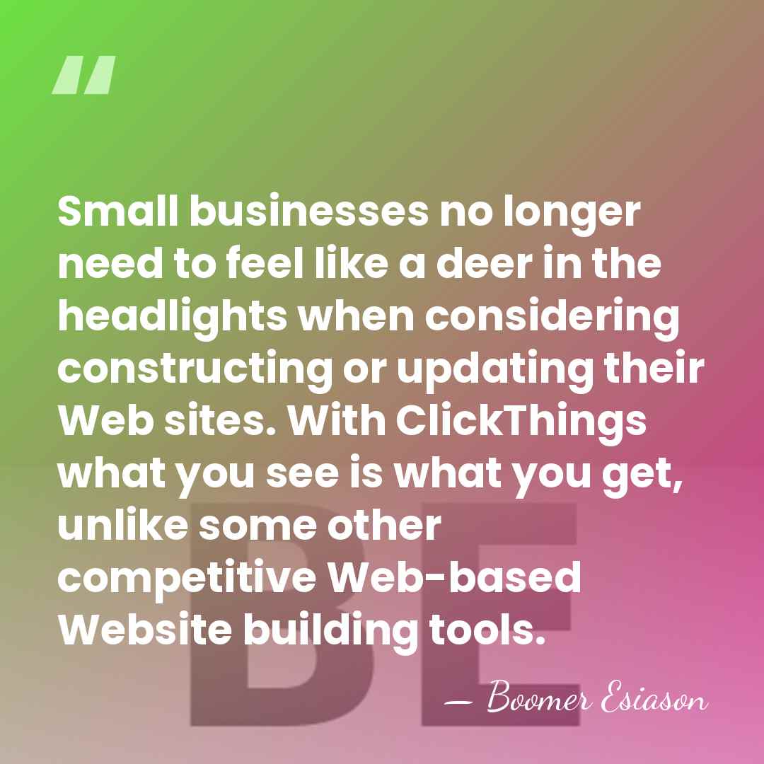 Small businesses no longer need to feel like a deer in the&hellip; - Boomer Esiason