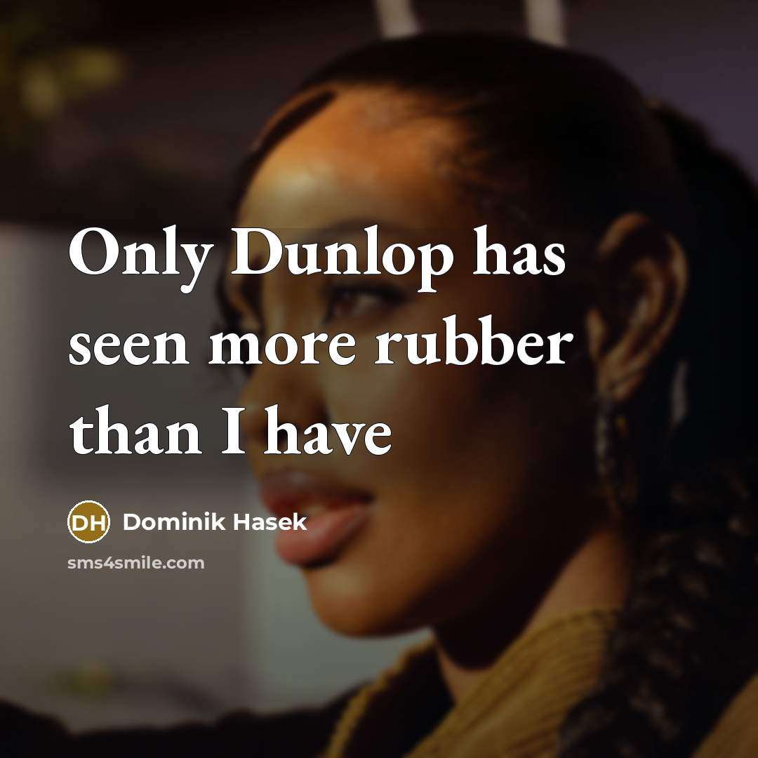 “Only Dunlop has seen more rubber than I have…” quote by Dominik Hasek