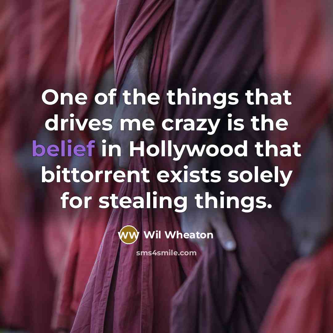 “One of the things that drives me crazy is the…” quote by Wil Wheaton