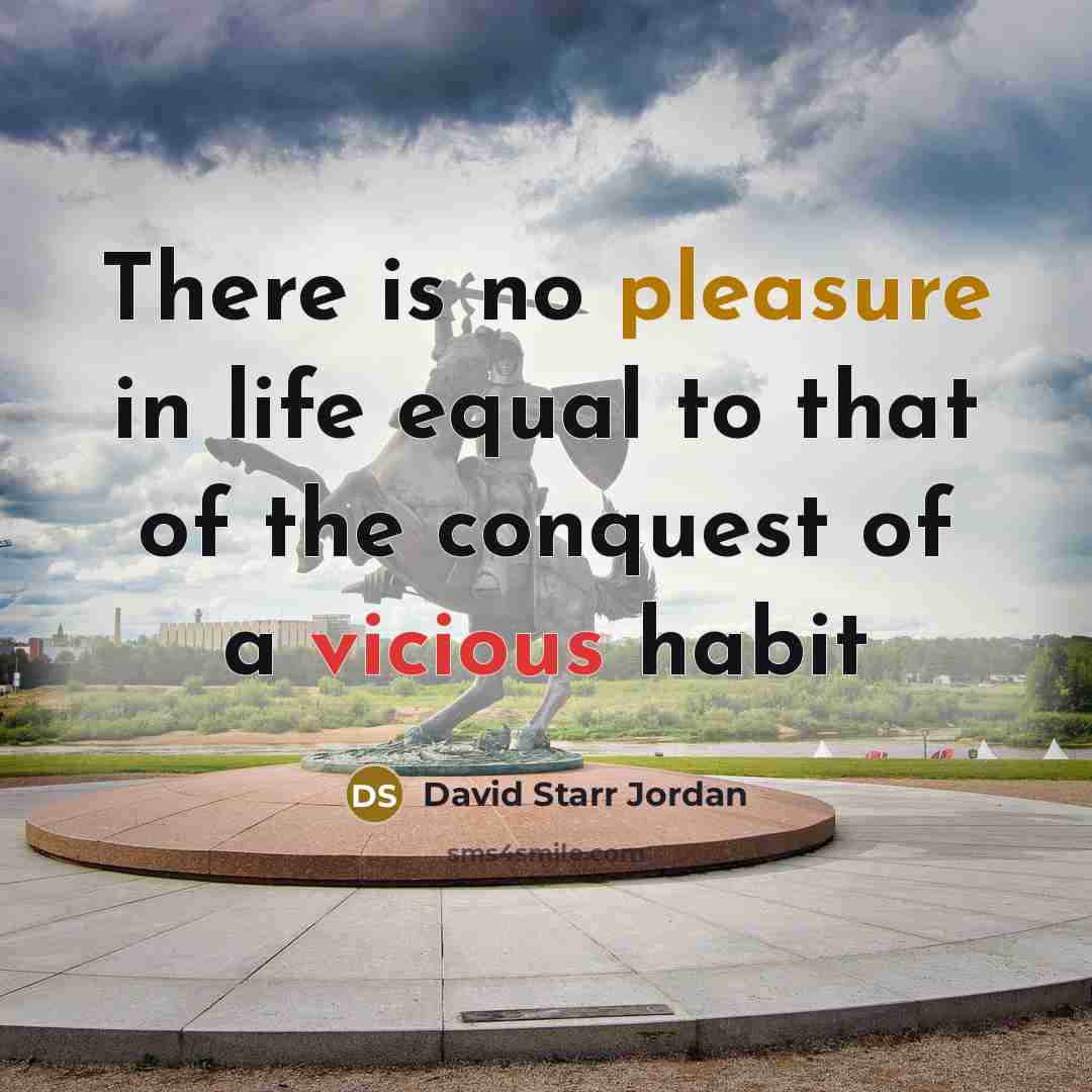 “There is no pleasure in life equal to that of…” quote by David Starr Jordan