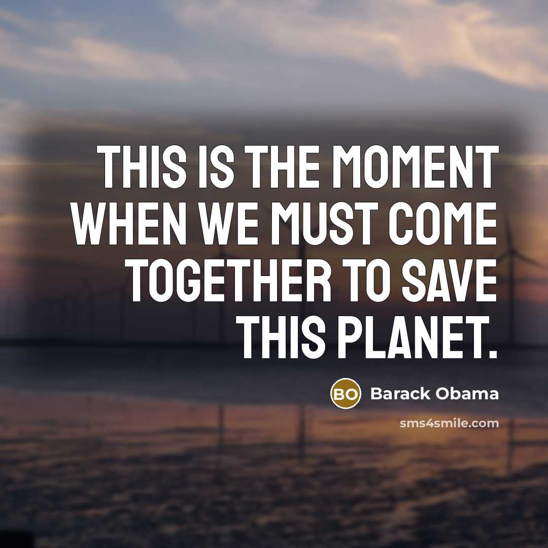 “This is the moment when we must come together to…” quote by Barack Obama