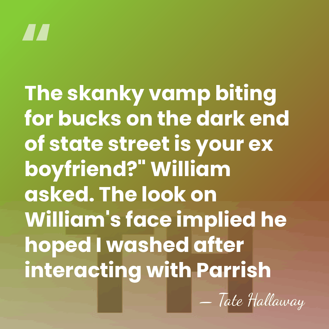 The skanky vamp biting for bucks on the dark end of state&hellip; - Tate Hallaway