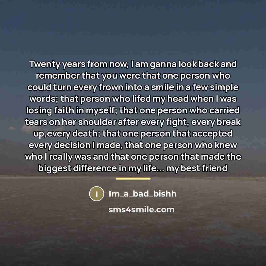 “Twenty years from now, I am ganna look back and…” quote by Im_a_bad_bishh