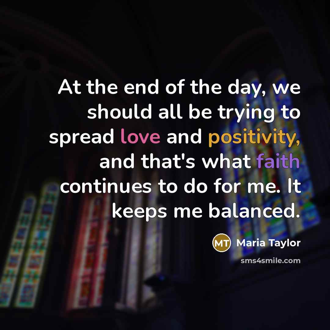“At the end of the day, we should all be…” quote by Maria Taylor
