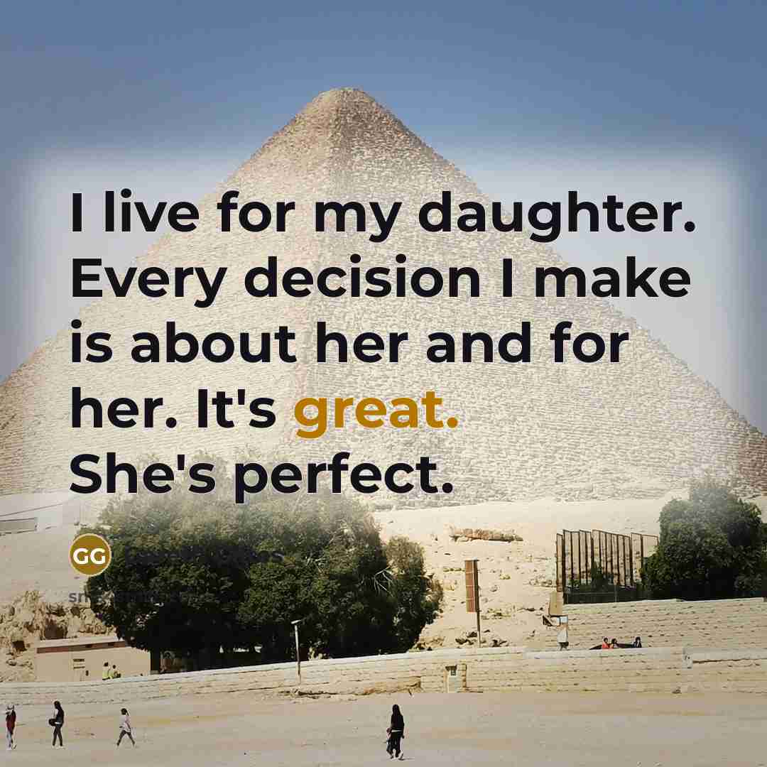 “I live for my daughter. Every decision I make is…” quote by Gareth Gates