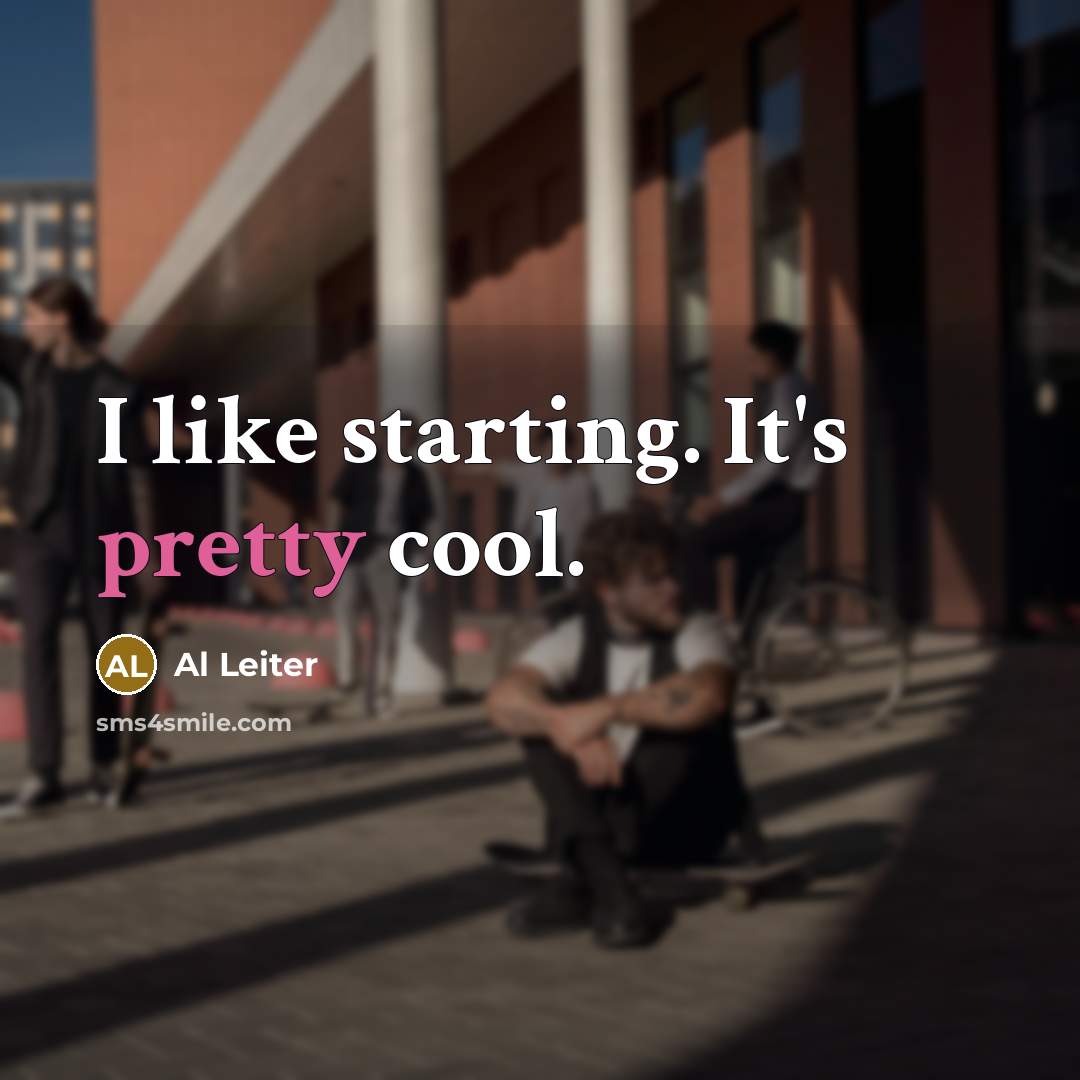 “I like starting. It's pretty cool.…” quote by Al Leiter