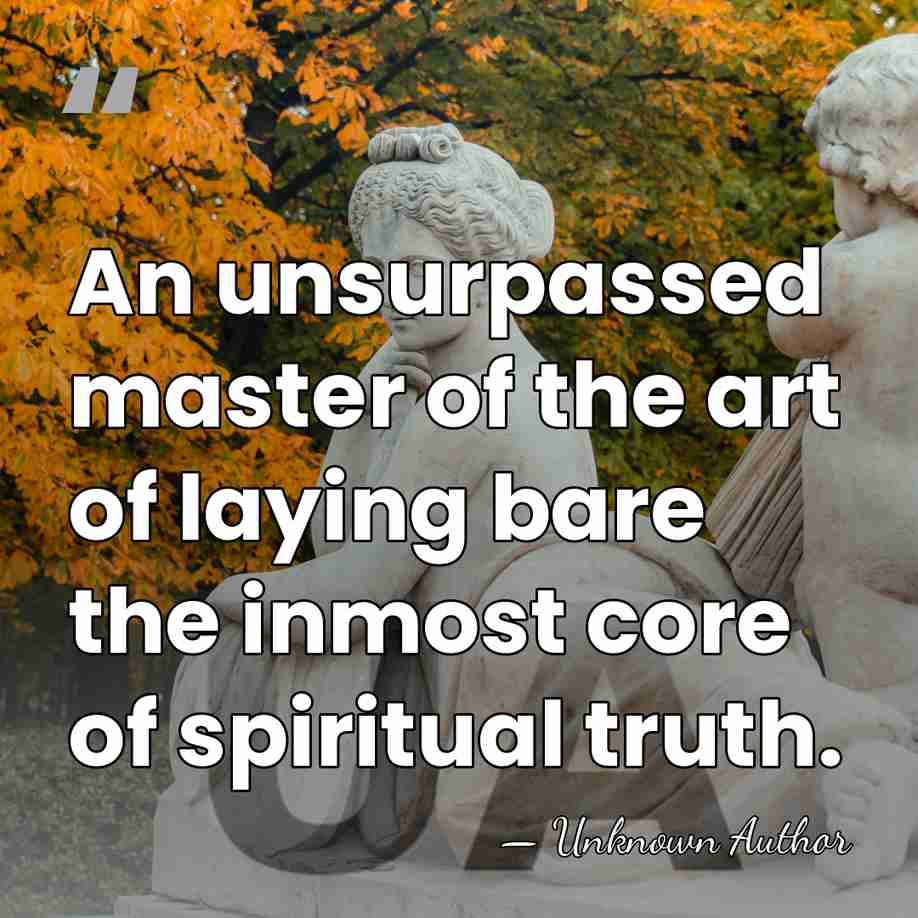 An unsurpassed master of the art of laying bare the inmost core&hellip; - Unknown Author
