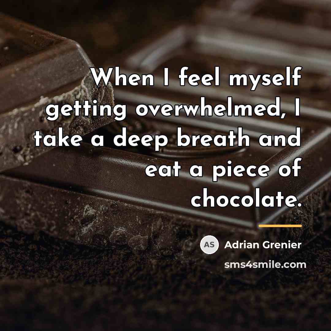 “When I feel myself getting overwhelmed, I take a deep…” quote by Adrian Grenier