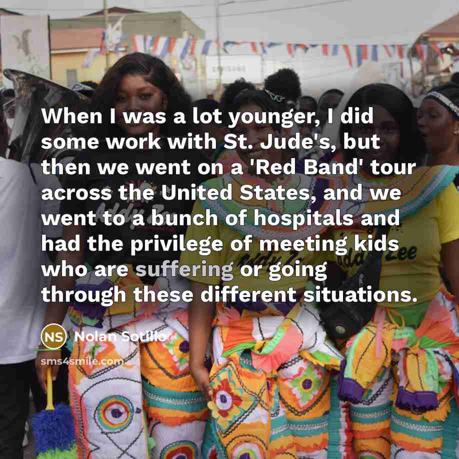 “When I was a lot younger, I did some work…” quote by Nolan Sotillo