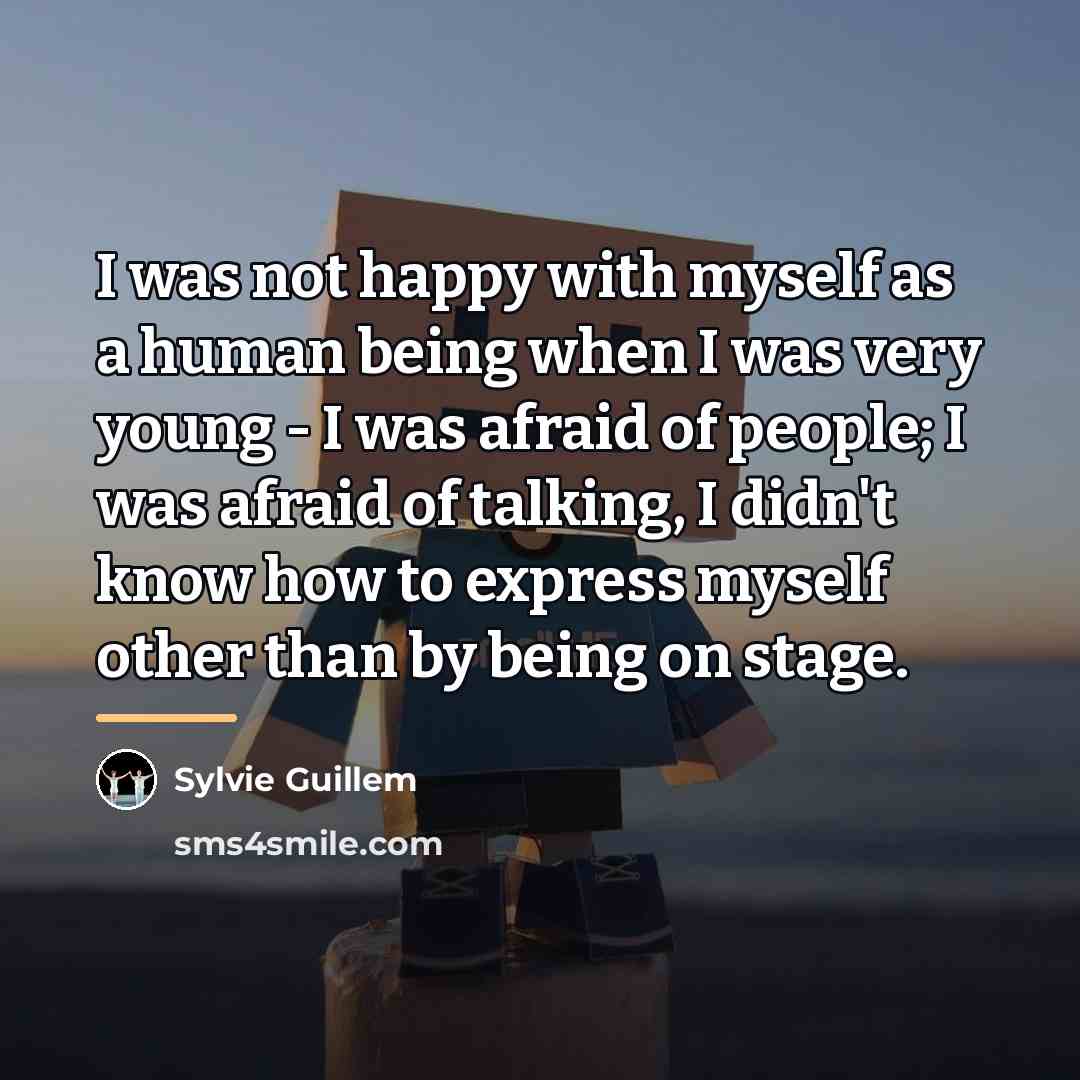 “I was not happy with myself as a human being…” quote by Sylvie Guillem