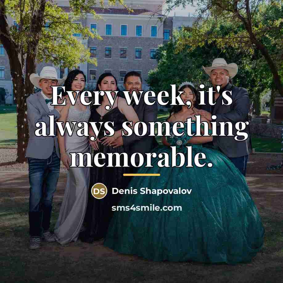 “Every week, it's always something memorable.…” quote by Denis Shapovalov