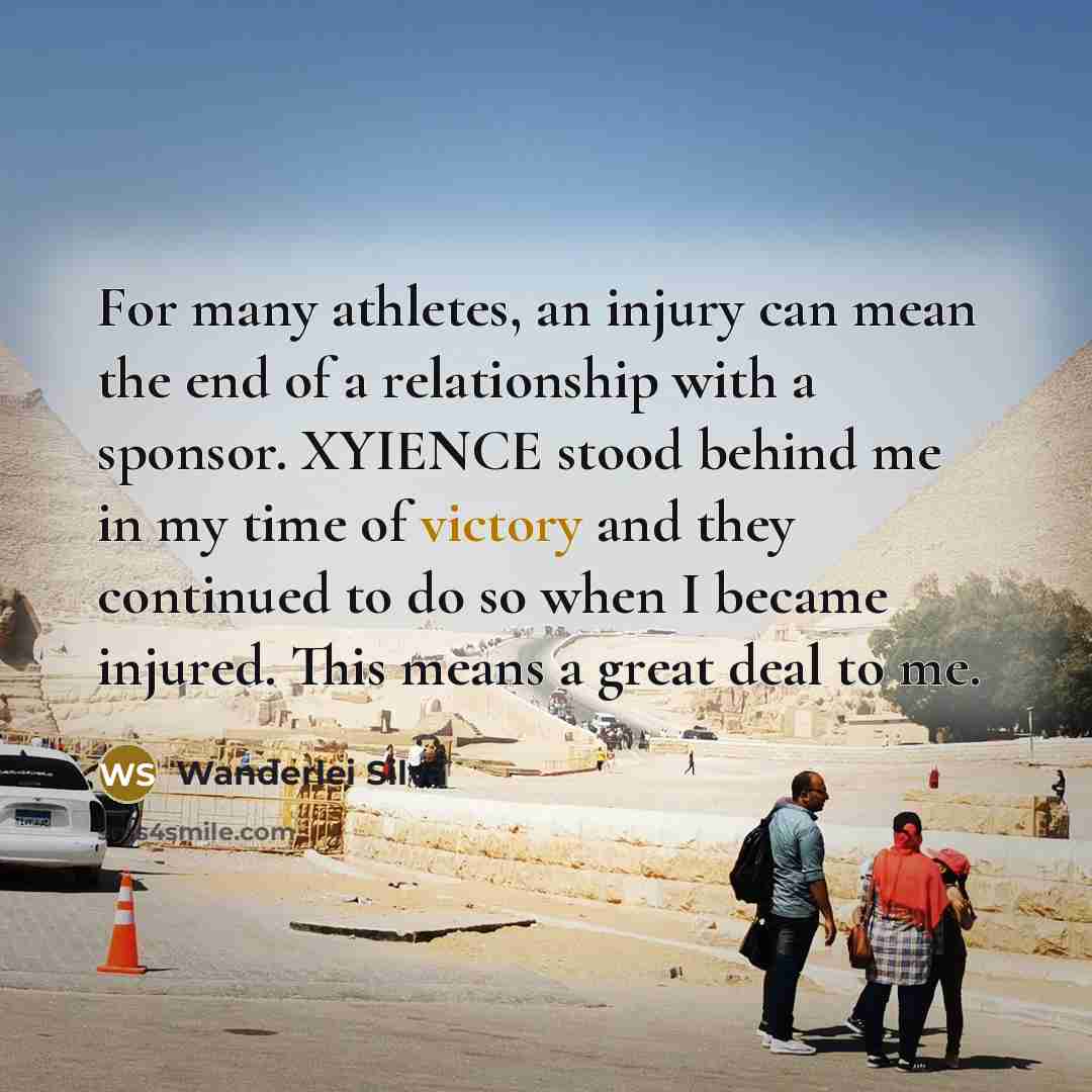 “For many athletes, an injury can mean the end of…” quote by Wanderlei Silva
