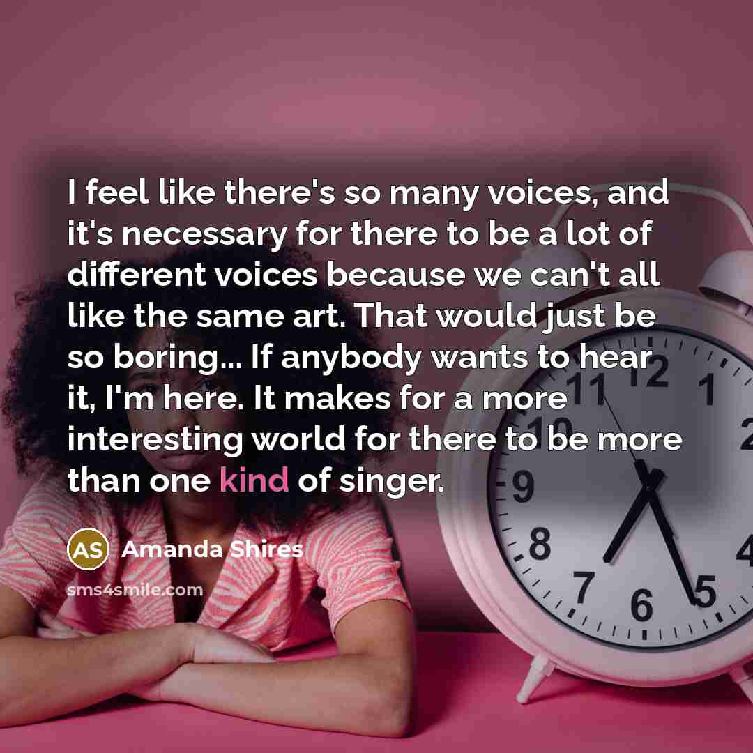 “I feel like there's so many voices, and it's necessary…” quote by Amanda Shires