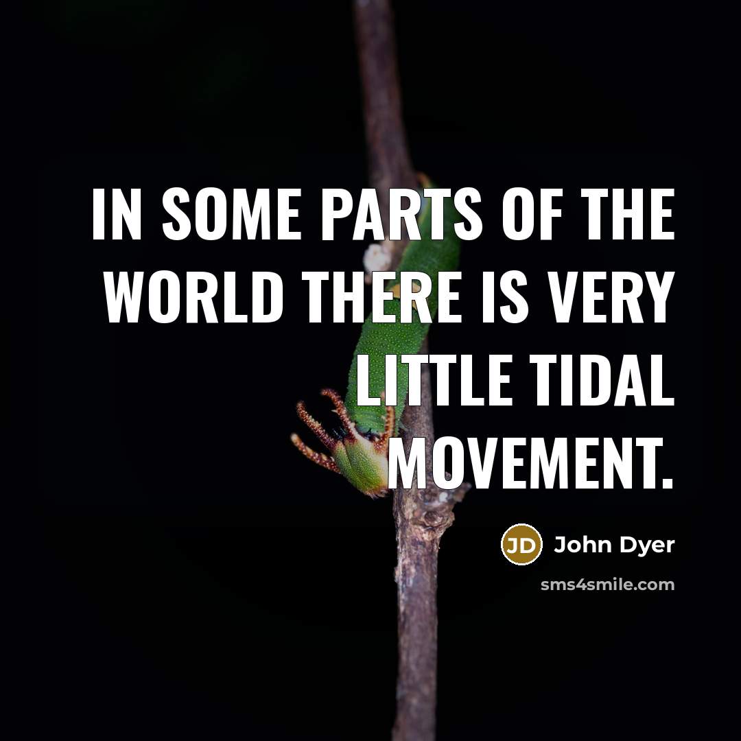 “In some parts of the world there is very little…” quote by John Dyer