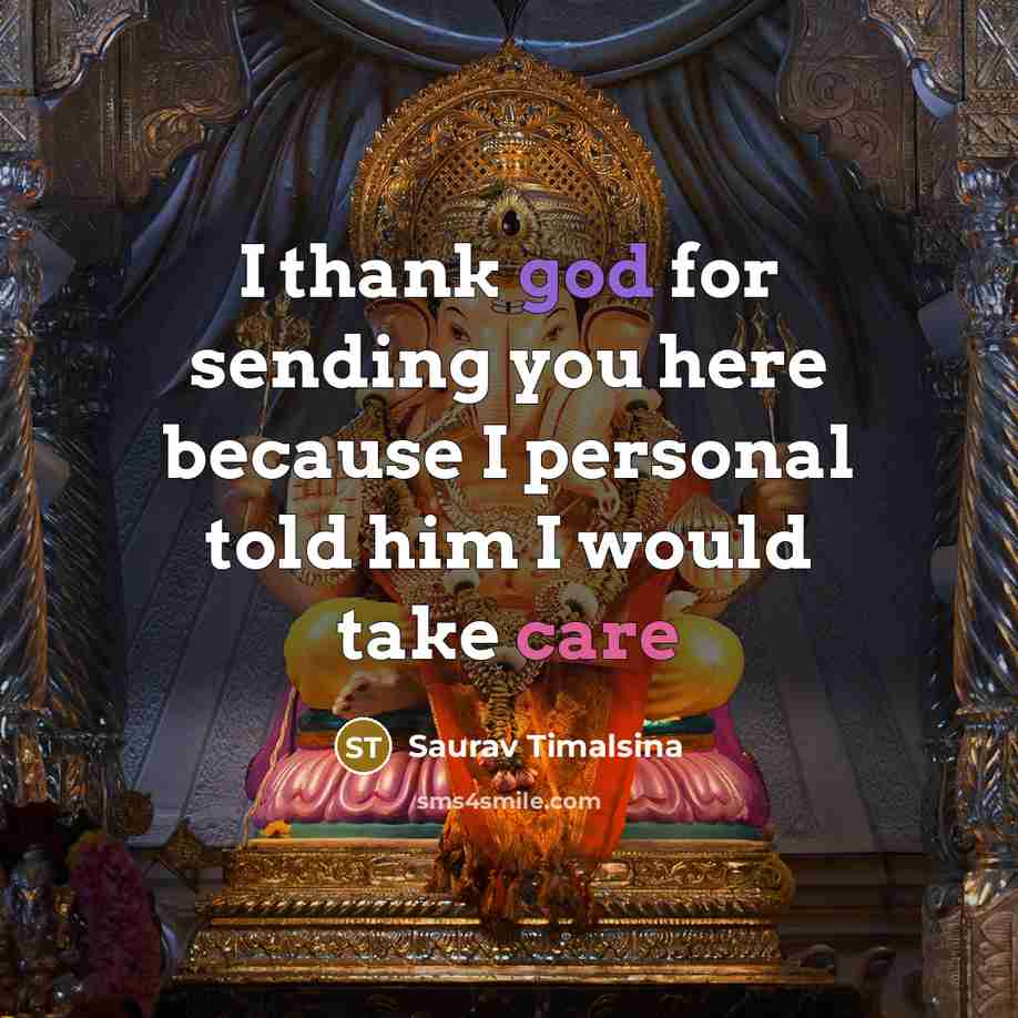 “I thank god for sending you here because I personal told him I would take care” quote by Saurav Timalsina