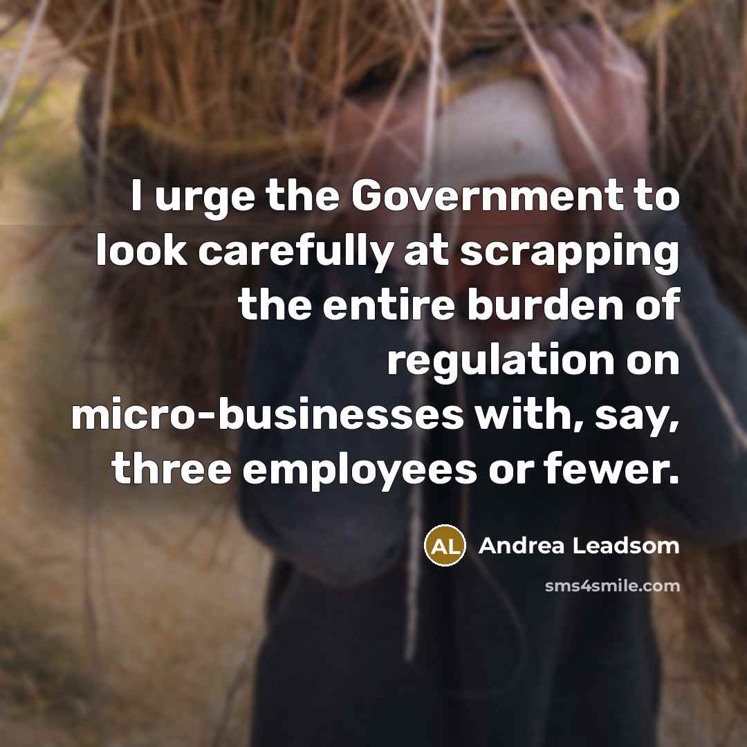 “I urge the Government to look carefully at scrapping the…” quote by Andrea Leadsom