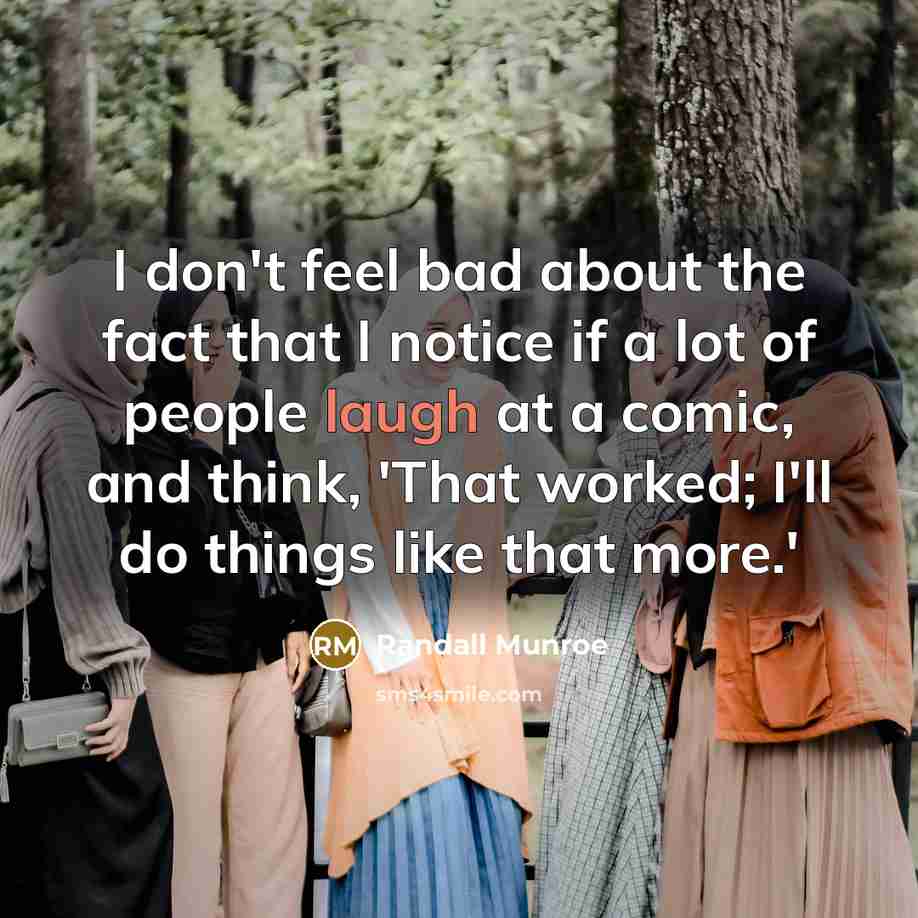 “I don't feel bad about the fact that I notice…” quote by Randall Munroe