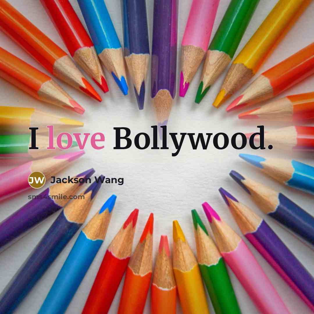 “I love Bollywood.…” quote by Jackson Wang