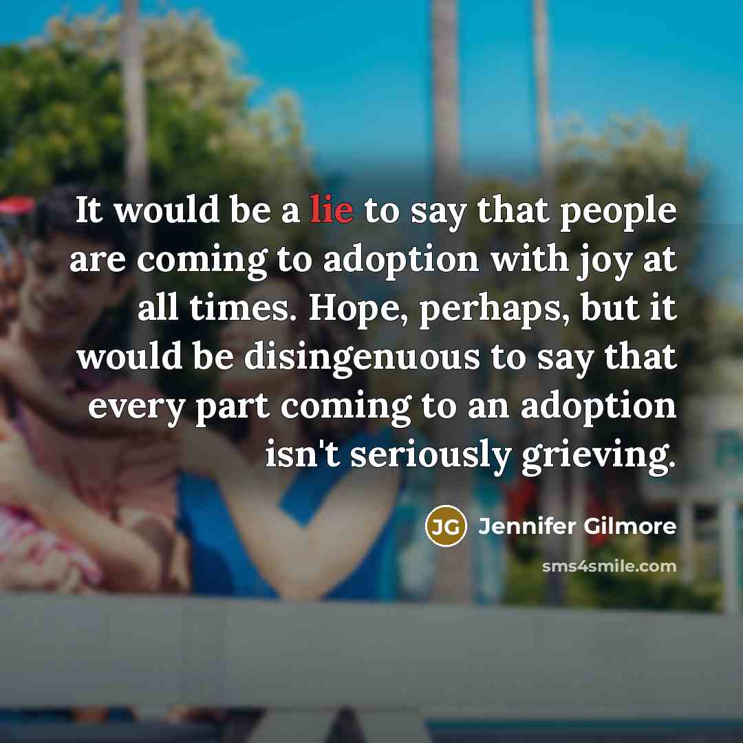“It would be a lie to say that people are…” quote by Jennifer Gilmore