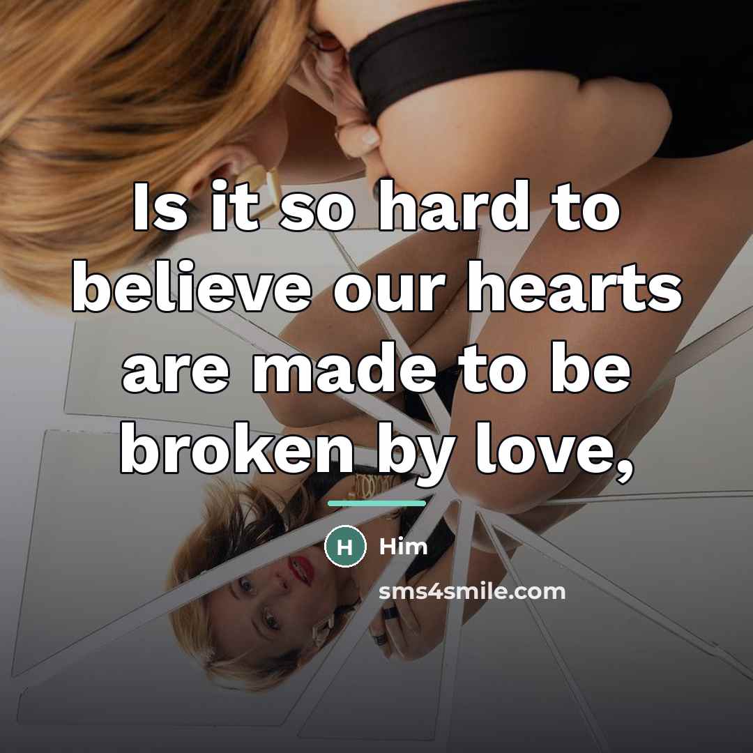 “Is it so hard to believe our hearts are made…” quote by HIM