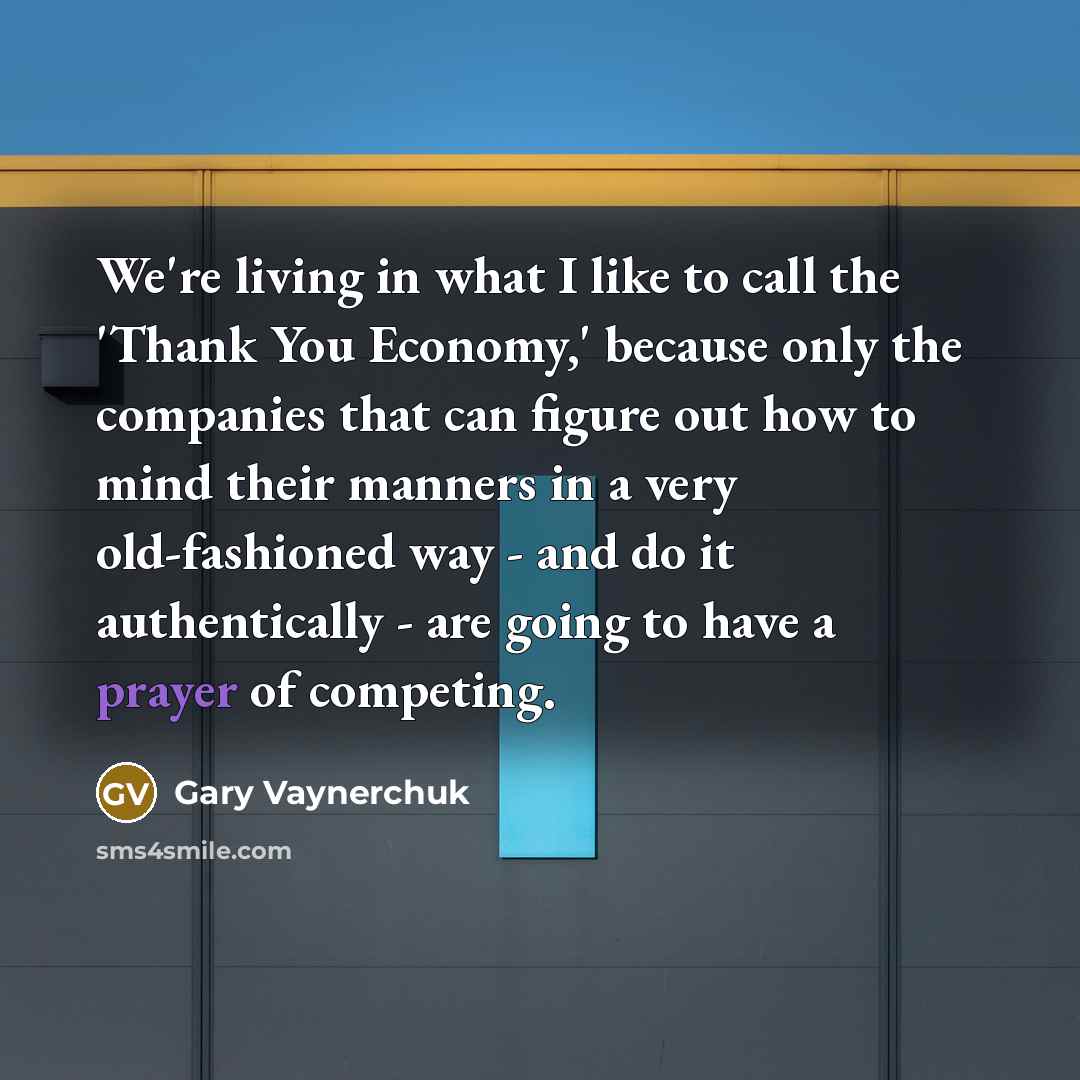 “We're living in what I like to call the 'Thank…” quote by Gary Vaynerchuk