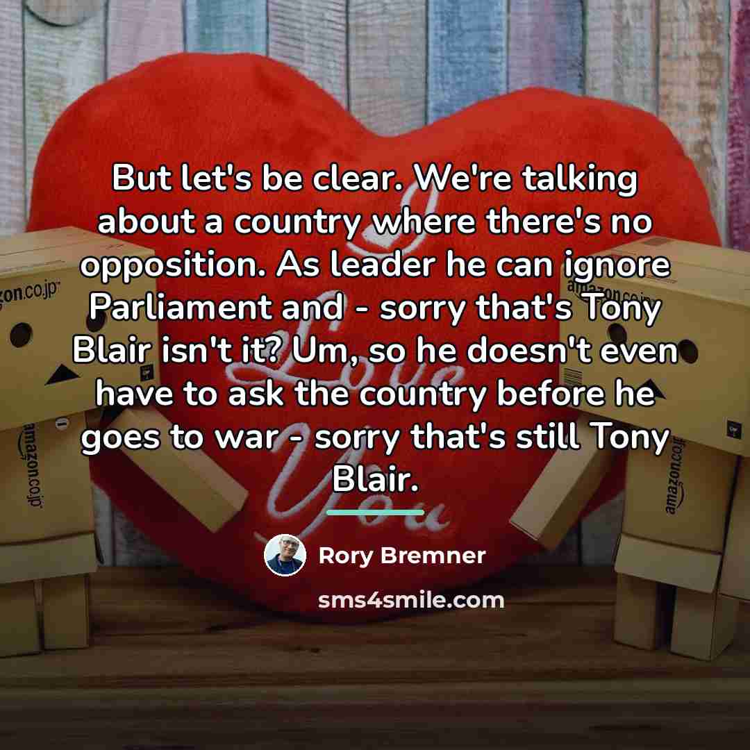 “But let's be clear. We're talking about a country where…” quote by Rory Bremner