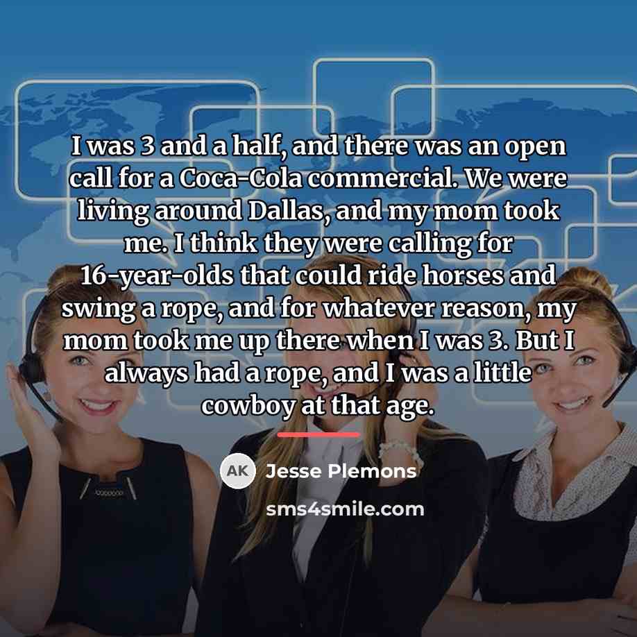 “I was 3 and a half, and there was an…” quote by Jesse Plemons