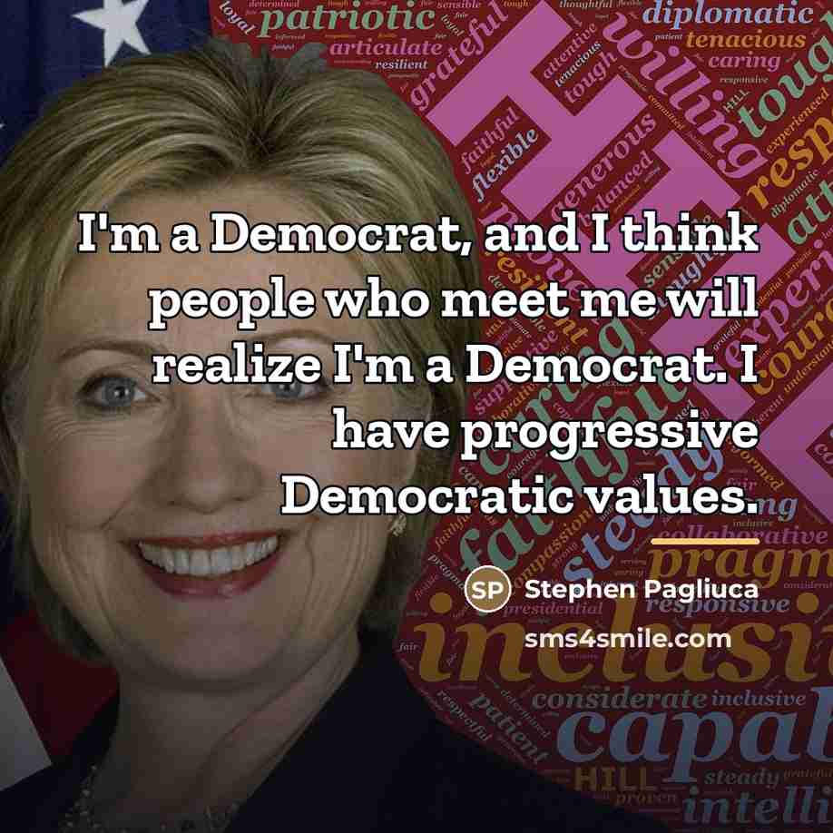 “I'm a Democrat, and I think people who meet me…” quote by Stephen Pagliuca
