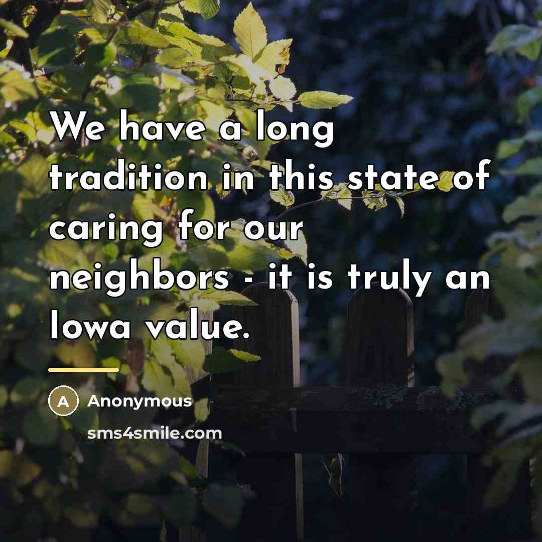 “We have a long tradition in this state of caring…” quote by Anonymous