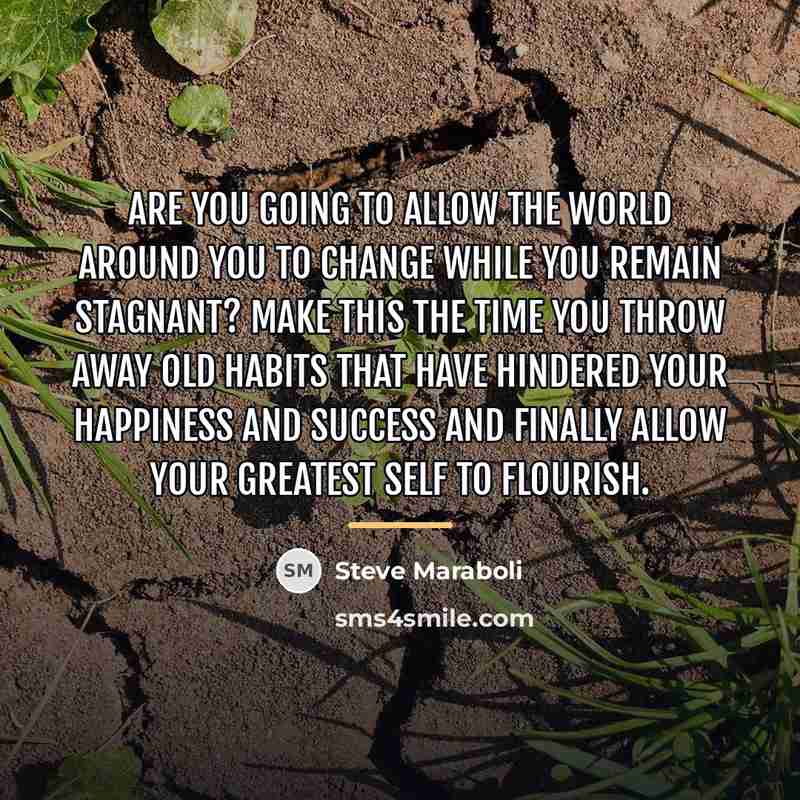 “Are you going to allow the world around you to…” quote by Steve Maraboli