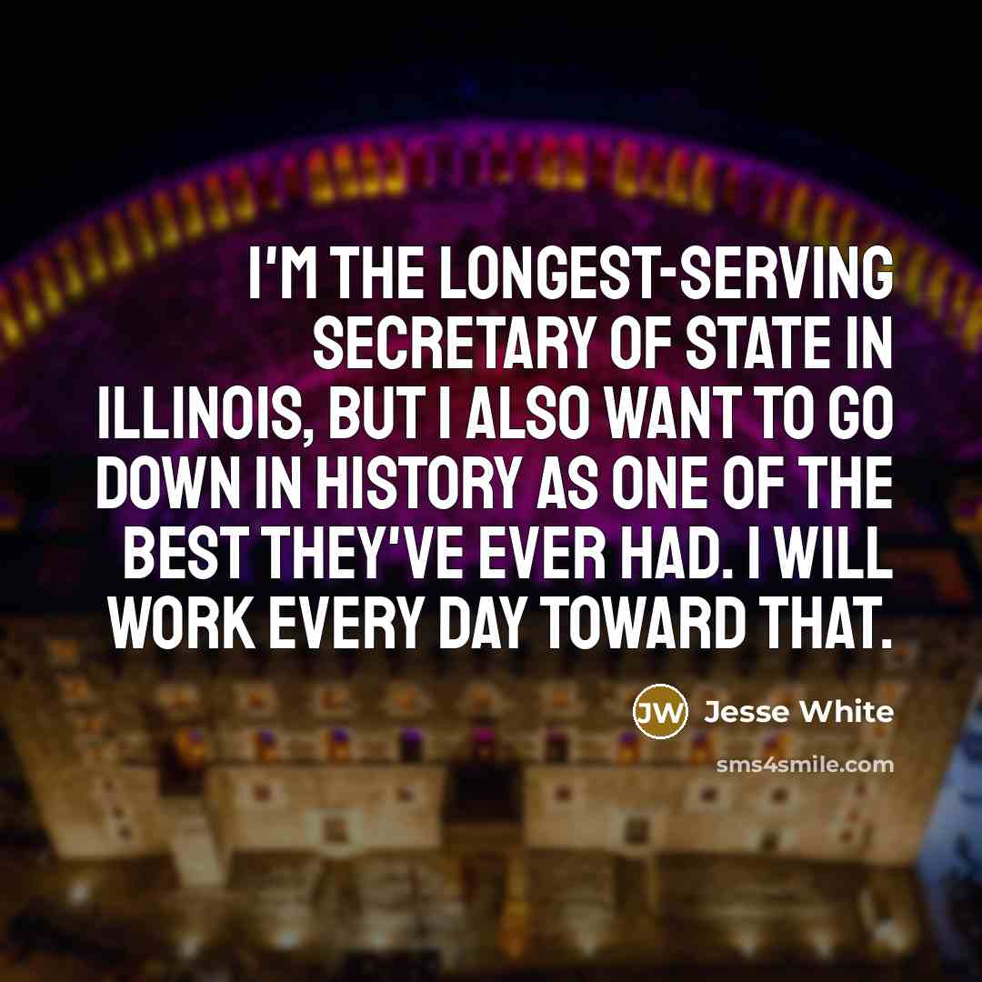 “I'm the longest-serving secretary of state in Illinois, but I…” quote by Jesse White