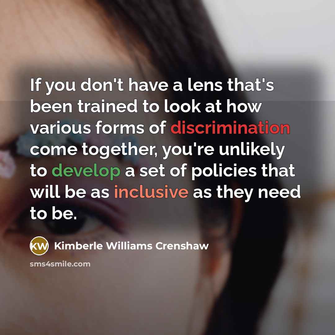 “If you don't have a lens that's been trained to…” quote by Kimberle Williams Crenshaw